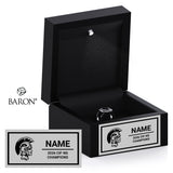 Orland High School Cheer 2026 Championship Black LED Ring Box