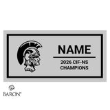 Orland High School Cheer 2026 Championship Black Standard Window Ring Box