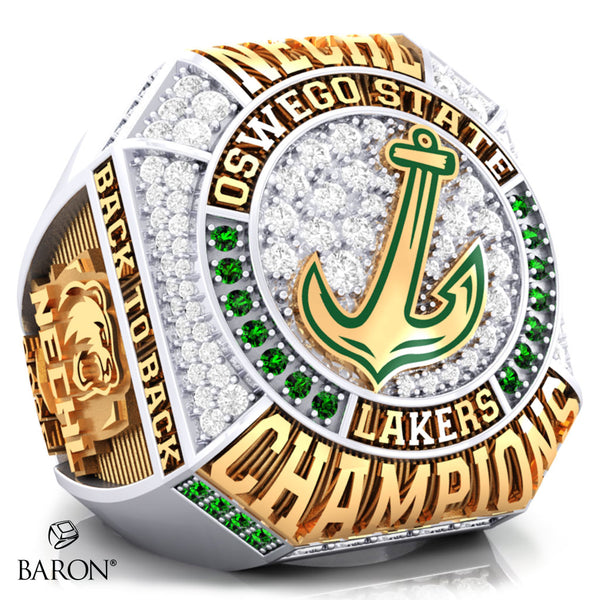 Oswego State Hockey 2025 Championship Ring - Design 2.4