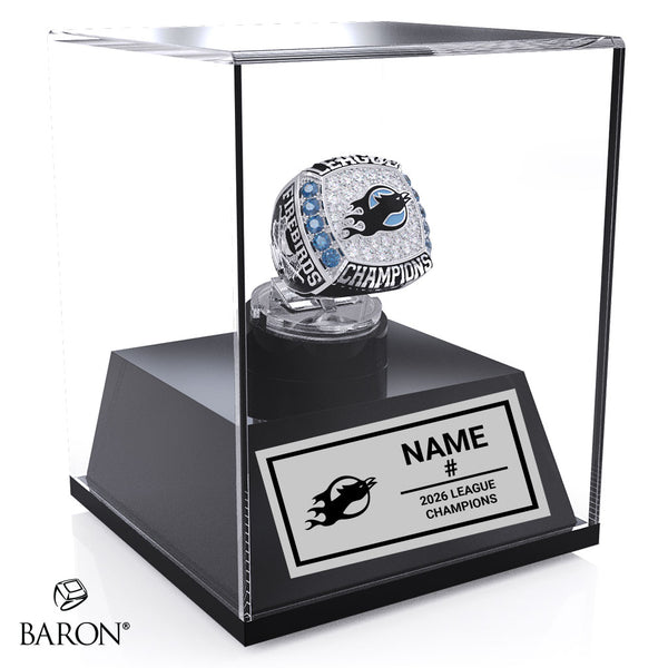 Pacific Ridge High School Boys Hockey 2026 Championship Display Case