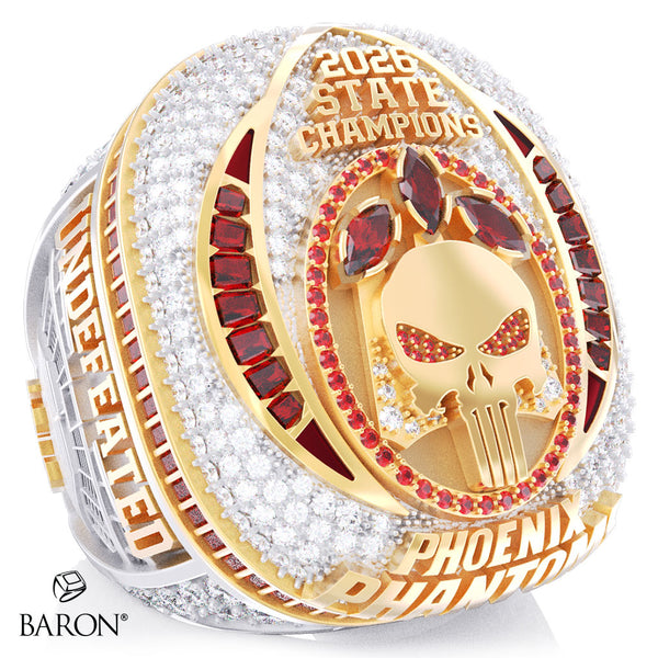 Phantoms Football 2026 Championship Ring - Design 1.3