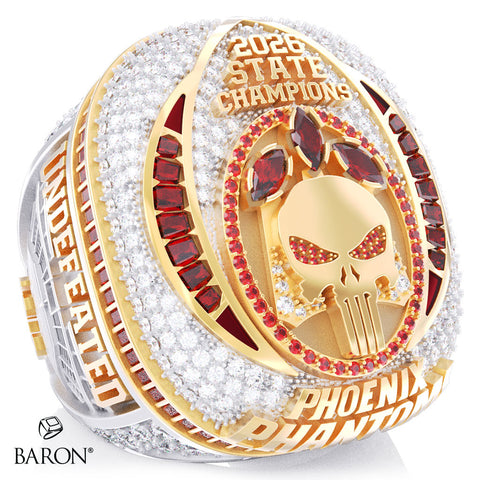 Phantoms Football 2026 Championship Ring - Design 1.3