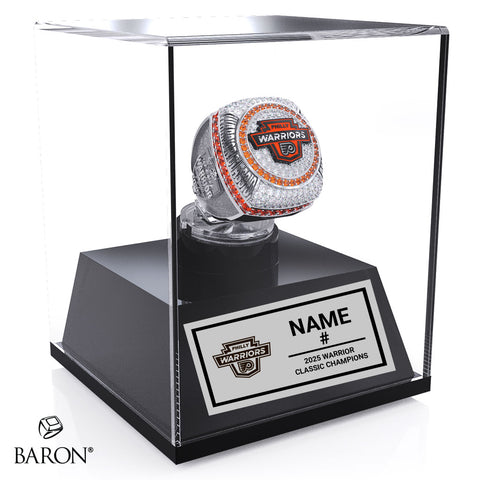 Philly Warriors Hockey 2025 Championship Display Case