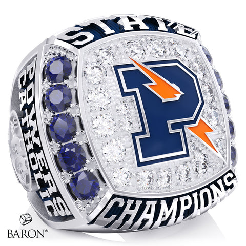 Powers Catholic Boys Cross Country 2025 Championship Ring - Design 1.7
