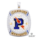 Powers Catholic Boys Hockey 2026 Championship Ring Top Pendant  - Design 3.2