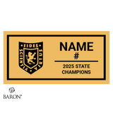 Providence Academy Girls Soccer 2025 Championship Black Window Ring Box