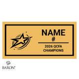 Quad City Allstars Football 2026 Championship Black Standard Window Ring Box
