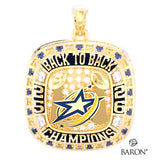 Quad City Allstars Football 2026 Championship Ring Top Pendant - Design 1.7