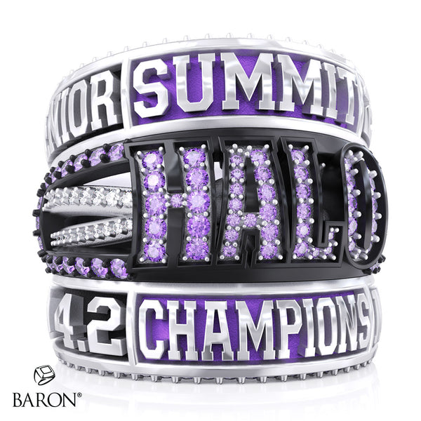 Quest Athletics Cheer Halo 2026 Championship Ring - Design 2.1