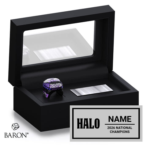 Quest Athletics Cheer 2026 Championship Black Standard Window Ring Box