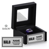 Quest Athletics Cheer 2026 Championship Black Window Ring Box