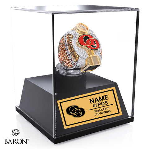 Quince Orchard High School Football 2025 Championship Display Case