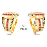 Quince Orchard High School Girls Wrestling 2026 Championship Ring - Design 3.1