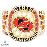 Quince Orchard High School Girls Wrestling 2026 Championship Ring - Design 3.1