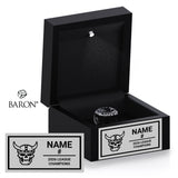 Reno Ice Raiders Hockey 2026 Championship Black LED Ring Box