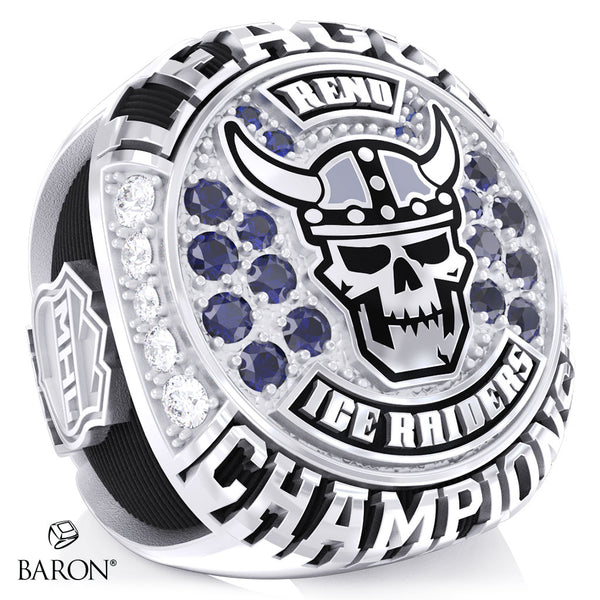 Reno Ice Raiders Hockey 2026 Championship Ring - Design 2.3