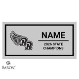 Rio Rancho High School Track and Field 2026 Championship Black LED Ring Box
