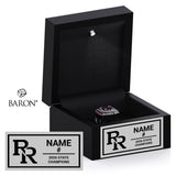 Rocky River Boys Lacrosse 2026 Championship Black LED Ring Box