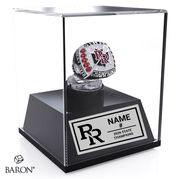 Rocky River Boys Lacrosse 2026 Championship Display Case