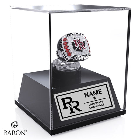 Rocky River Boys Lacrosse 2026 Championship Display Case