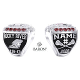Rocky River Boys Lacrosse 2026 Championship Ring - Design 1.9