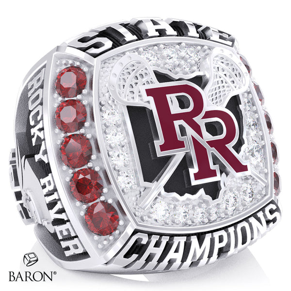 Rocky River Boys Lacrosse 2026 Championship Ring - Design 1.9