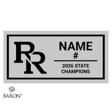 Rocky River Boys Lacrosse 2026 Championship Black LED Ring Box