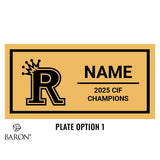 Rosary Academy Track & Field 2026 Championship Black Standard Window Ring Box