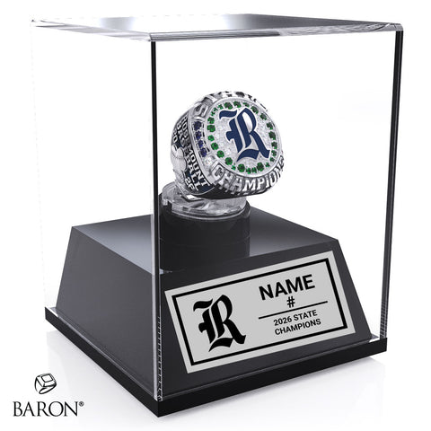 Rosemount High School Baseball 2026 Championship Display Case