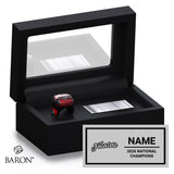 SC Cheer Fearless 2026 Championship Black Standard Window Ring Box
