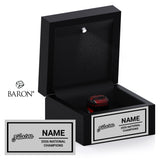 SC Cheer Fearless 2026 Championship Black LED Ring Box