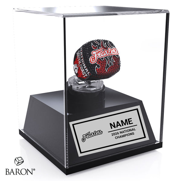 SC Cheer Fearless 2026 Championship Display Case
