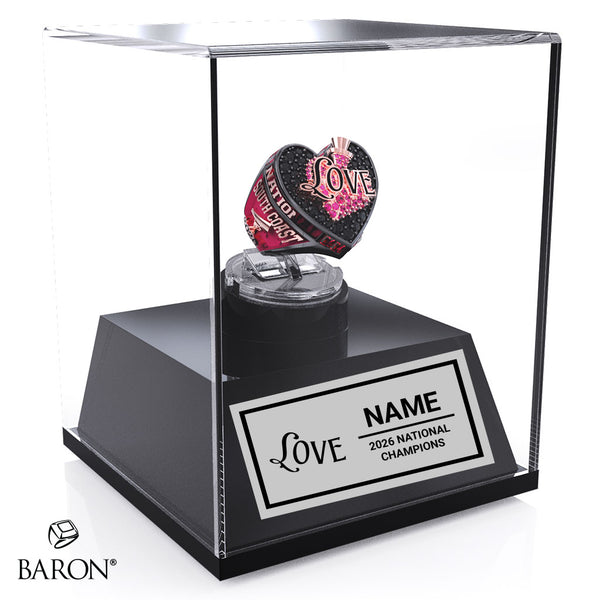 SC Cheer Love 2026 Championship Display Case