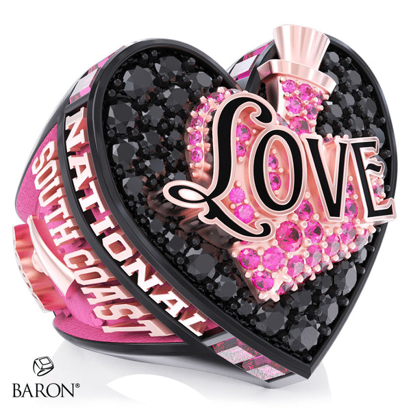 SC Cheer Love 2026 Championship Ring - Design 1.3