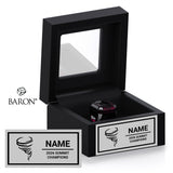 SC Cheer Miss Twist 2026 Championship Black Window Ring Box