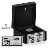 Saint Mary's High School Baseball 2026 Championship Black LED Ring Box