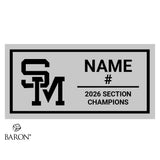 Saint Mary's High School Baseball 2026 Championship Black LED Ring Box