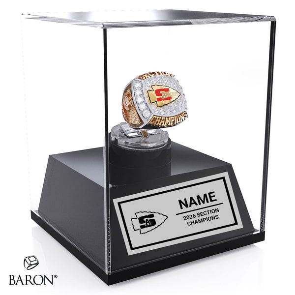 Sanger High School Boys Golf 2026 Championship Display Case