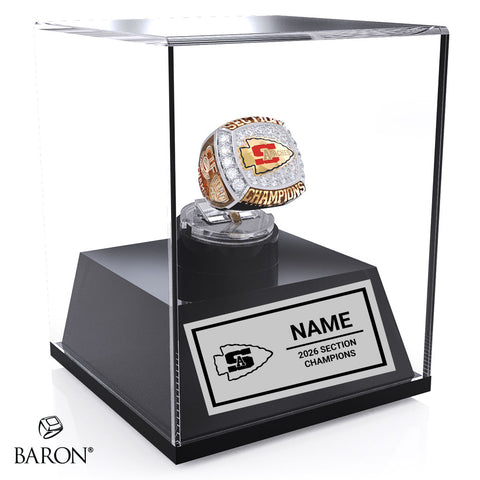 Sanger High School Boys Golf 2026 Championship Display Case