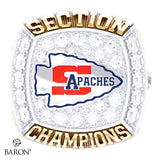 Sanger High School Boys Golf 2026 Championship Ring - Design 2.4