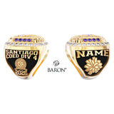 Santiago High School Cheer 2026 Championship Ring - Design 2.3