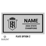 Servite High School Track & Field 2026 Championship Black Window Ring Box