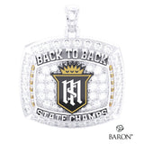 Servite High School Track & Field 2026 Championship Ring Top Pendant - Design 7.11