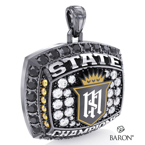 Servite High School Track & Field 2025 Championship Ring Top Pendant - Design 7.14