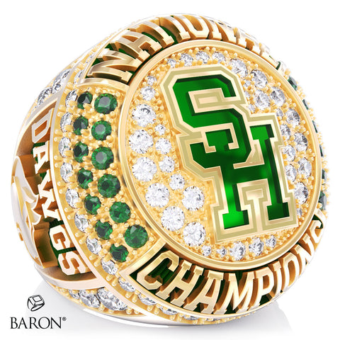 South Hills High School Cheer 2026 Championship Ring - Design 4.2