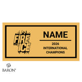 South Jersey Storm Fire Cheer 2026 Championship Black Standard Window Ring Box