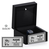 St. John's-Tipton Basketball 2026 Championship Black LED Ring Box