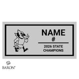 St. John's-Tipton Basketball 2026 Championship Black Standard Window Ring Box