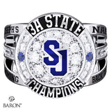 St. Joseph Catholic High School Girls Swim 2025 Championship Ring - Design 2.5