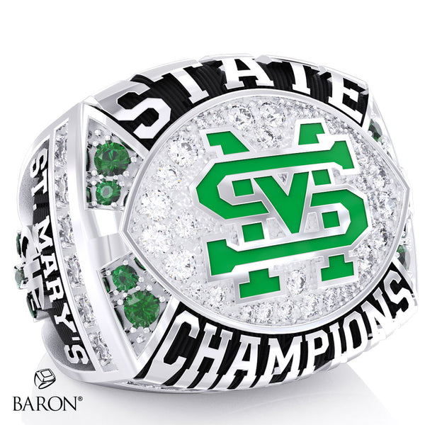 St. Marys High School Football 2025 Championship Ring - Design 1.3